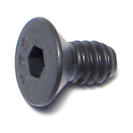 Midwest Fastener #10-24 Socket Head Cap Screw, Flat, Plain Steel, 3/8 in Length, 100 PK 09053